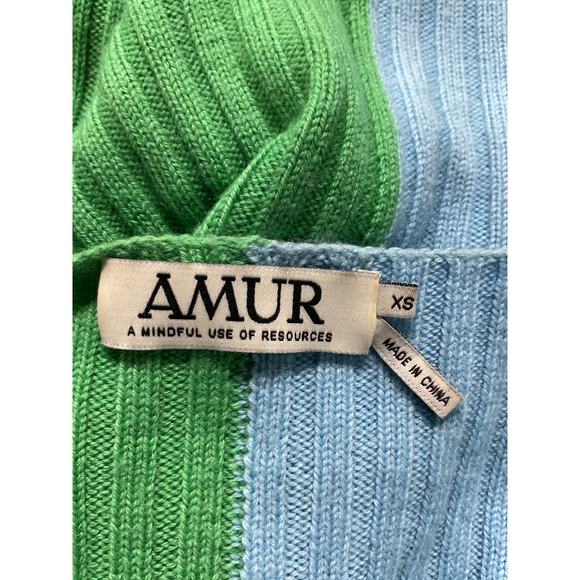 Amur 'Cruz' Green Twist Sweater Size XS - Picture 4 of 5